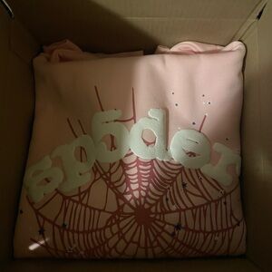 Pink spider hoodie size XL BEST OFFER